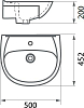 Тумба с раковиной Aqualife Design Бостон 50