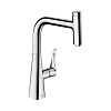 Смеситель для кухни Hansgrohe Metris Select 73802000 хром