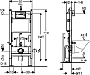Система инсталляции для унитазов Geberit Duofix UP100 457.570.00.1