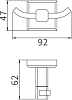 Крючок для ванной Gappo G3805-2