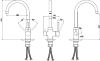 Комплект кухонная мойка Mixline ML-GM12 песочный + смеситель Paulmark Essen Es213211-302