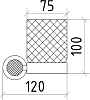 Стакан Boheme Royal Cristal 10924-G, золото