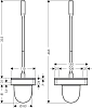 Ёршик Axor Universal Accessories 42835000 хром;белый