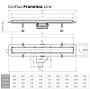 Лоток душевой Pestan Frameless Line White Glass 13701214 белый