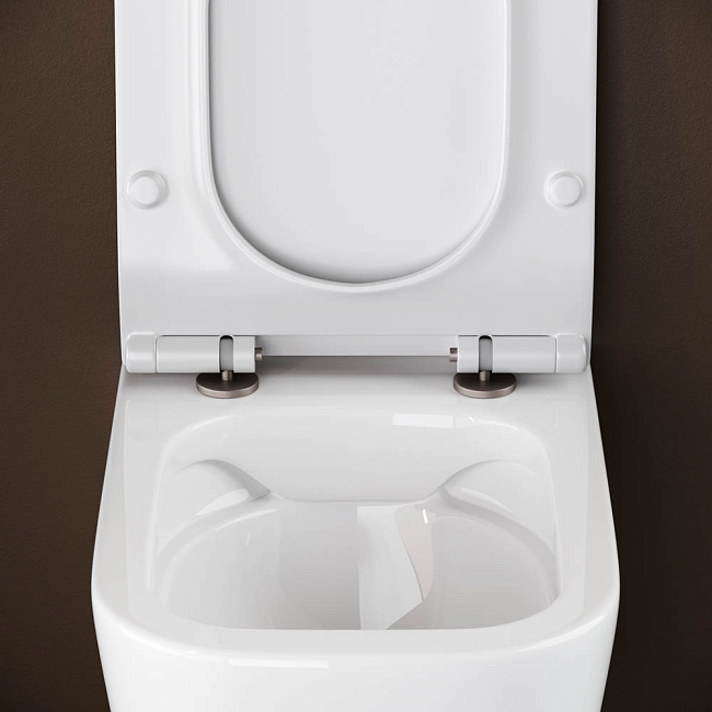 Подвесной унитаз Ceramica Nova New Day CN3005 с сиденьем микролифт, белый