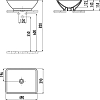 Рукомойник Creavit TP140 красный