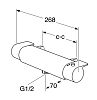 Смеситель для душа Gustavsberg Estetic GB41218304 41 белый