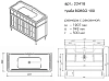 Тумба под раковину Caprigo Borgo 33416-B177 серый