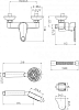 Смеситель для душа Cersanit Cari 63029, хром