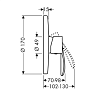 Смеситель для душа Axor Starck 10615000