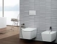 Подвесной безободковый унитаз Vitra Metropole, с функцией биде и встроенным смесителем, с системой дозирования моющих и дезодорирующих средств, крышка микролифт, 7672B003-1687/90-003-009