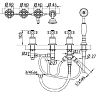 Смеситель для душа Bandini Antica 616740KK06SC золото