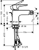 Смеситель для биде Hansgrohe Talis E 71720000, хром