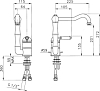 Смеситель Nicolazzi Traditional 3407 CR 75 Cucina для кухонной мойки