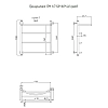 Полотенцесушитель водяной Тругор Приоритет серия 1 Приоритет1/ПМ506040Ппра хром