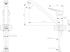 Смеситель Bravat Drop-D F748162C-1 для кухонной мойки