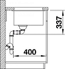 Кухонная мойка Blanco Subline 350/350-U 523582 мускат