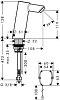 Смеситель для раковины сенсорный Hansgrohe Talis S2 32110000