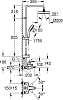 Душевая стойка Grohe Tempesta Cosmopolitan 26305001, хром