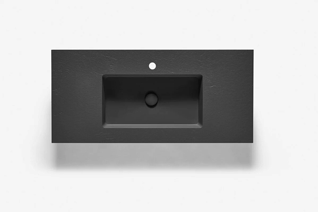 Раковина Acquabella Encim integra ENCIMERA.INTEGRA_SF_SLATE_100_NEGRO черный
