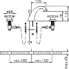 Смеситель для раковины Huber Victorian VT00101027 бронза