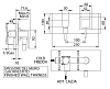 Смеситель для душа Bandini Ice Cube 2 754520PN02 хром