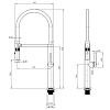 Смеситель для кухни Paulmark Leader Le214101-CR хром