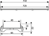 Решётка Tece TECEdrainline Plate 6 008 70 80 см под плитку