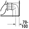 Чаша для унитаза-компакта Duravit ME by Starck 2170090000