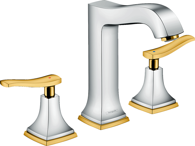Смеситель для раковины Hansgrohe Metropol Classic 31331090, хром золото