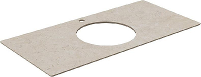 Столешница под раковину 100 см Kerama Marazzi Pro Лаймстоун PL5.DD590500R\100, бежевый темный