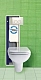 Инсталляция Geberit с унитазом Duravit D-code 25350900002, сиденье микролифт, комплект