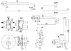 Душевая система Paffoni KIT LIG KITZLIG019CR141 хром