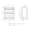 Тумба под раковину Equil Corner tnCRNR70.2Y-06 белый