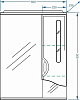 Зеркало-шкаф Stella Polar Сильва 60/С SP-00000208 с подсветкой, белый