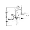 Смеситель для раковины Teka Alaior 223460200 хром