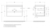 Тумба под раковину Cezares Molveno MOLVENO-80-2C-SO-LG серый