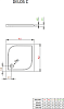 Поддон для душа 90х90 см Radaway Delos C SDC0909-01