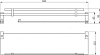 Полка с поворотными держателями для полотенец 50 см Artize Duos DUO-CHR-62771 хром