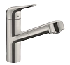 Смеситель для кухни Hansgrohe Focus 71814800 серый