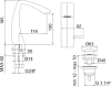 Смеситель Treemme Arche 0210.NC для раковины