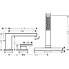 Смеситель для ванны с душем Hansgrohe Tecturis E 73443700 белый