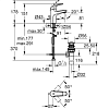 Смеситель для раковины Grohe BauCurve 32805000
