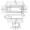 Акриловая ванна Am.Pm X-Joy 170х70 W88A-170-070W-A