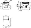 Подвесной унитаз Ideal Standard Esedra AquaBlade T386001