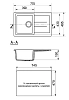 Кухонная мойка Mixline ML-GM31 ML-GM31 (307) коричневый