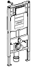 Инсталляция Geberit Duofix UP320 111.300.11.5 для унитаза с креплением, с кнопкой смыва, белая