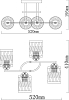 Потолочная люстра De Markt City Олимпия 106011004