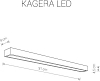 Настенный светодиодный светильник Nowodvorski Kagera Led 9502