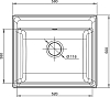 Мойка кухонная GranFest Vertex GF-V-580 графит